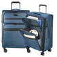 Softside Expandable checked Luggage with Front Business Pockets