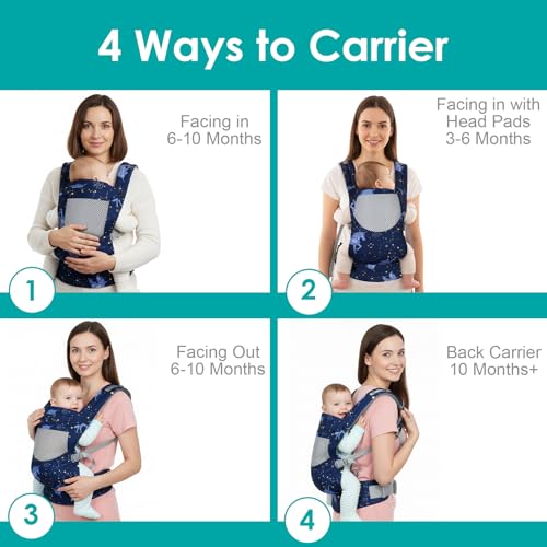 Baby Carrier Breathable Infant Carriers for 7