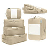 6 Pack Large Compression Packing Cubes for Travel (6 Count)