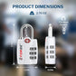 Open Alert TSA Approved Luggage Locks (2 Count)
