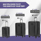 Rails Expandable Hardside Upright Suitcase with 360° Spinner Wheels (3 Count)