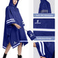 Adult Rain Poncho Waterproof Hooded Raincoat Lightweight Packable
