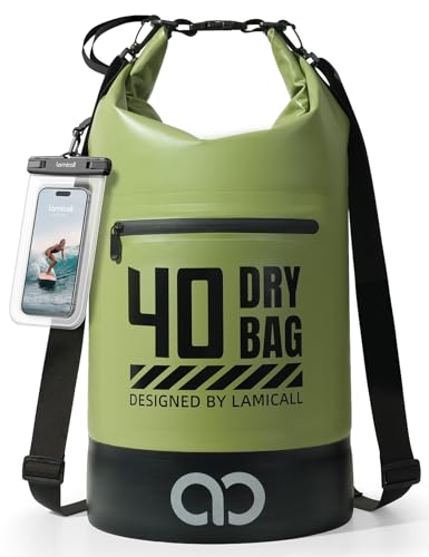 Dry Bag Waterproof Backpack with Phone Pouch 5L