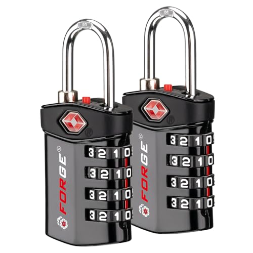 Travel Lock TSA Approved Luggage Locks for Air Travel (2 Count)