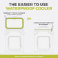 Magnetic Leak Proof 24 Can Soft Cooler with Waterproof Zipper