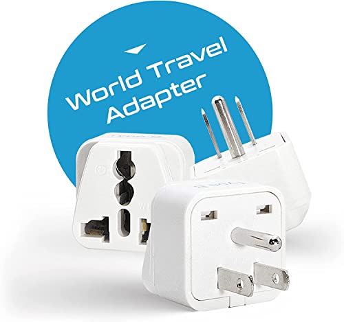 Adapter Plug Set for World Wide International Travel Use