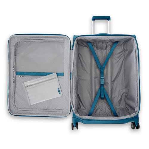 UpLIFT Lightweight Medium Checked Softside Luggage with Spinner Wheels