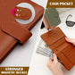 Premium Leather Passport Holder Covers Case