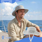 UPF50+ Mens Sun Hat Wide Brim Fishing Hat Airy Womens Bucket Hat UV Protection Hat for Mens Womens Beach Safari Gardening Golf Grey