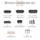 30 Piece Pots and Pans Set