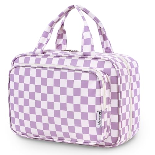Travel Toiletry Bag for Women Large Hanging Makeup Bag Organizer Toiletries Bag for Full Size Essentials Accessories Cosmetics