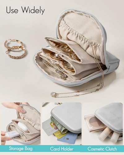 Small Travel Jewelry Case