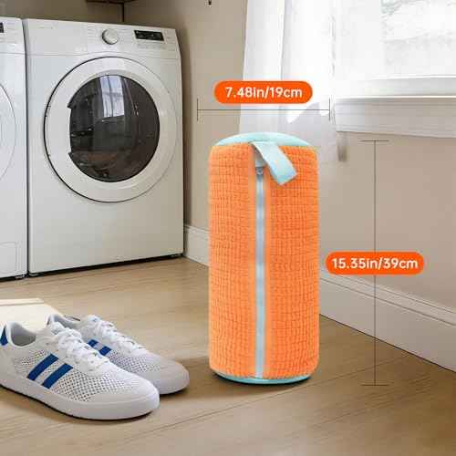 1PCS Orange Shoe Washing Machine Bags for All Shoe Types