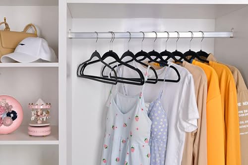 50 Pack Plastic Hangers for Clothes (50 Count)
