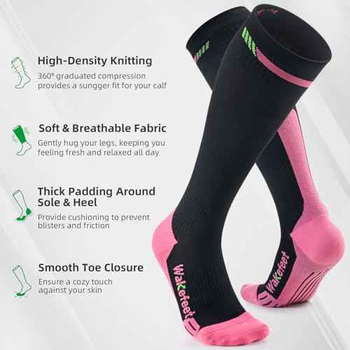 Medical Compression Socks for Men & Women (6 Count)