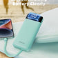 Portable Charger with Built in Cables
