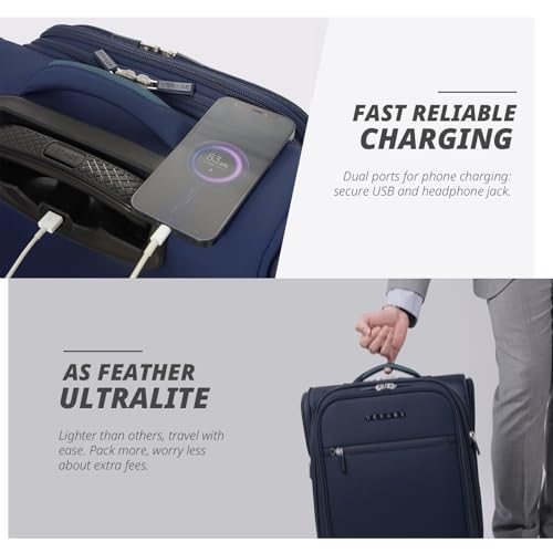 Underseat Carry On Luggage with Wheels