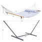 Double Hammock with Stand 500lbs Heavy Duty Outdoor Two Person Round