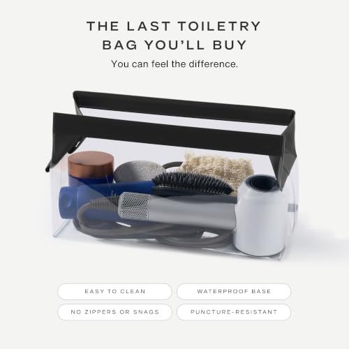 Parcel Clear Travel Kit with Zipperless Magnetic Closure