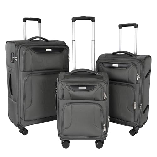 3 Piece Softside Expandable Luggage Set (3 Count)