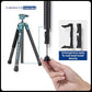 Carbon Fiber Tripod 60 Inch 360 Degree Ball Head Quick Release Plate Lightweight Travel Tripod