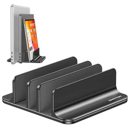 3 Slot Multiple Vertical Laptop Stand