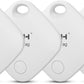 Air Tracker Tag 4 Pack Bluetooth Luggage Tracker tag Locator Works with Apple Find My,Smart Tracker for Suitcase, Bag, Backpack, Wallet,Replaceable Battery Smart tag Item Finder