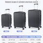 3 Piece Luggage Sets With Spinner Wheels Hardshell TSA Lock (3 Count)