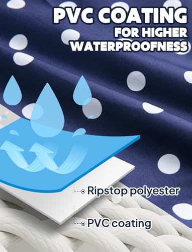 Waterproof Rain Poncho for Women Packable Hooded Raincoat with Pocket