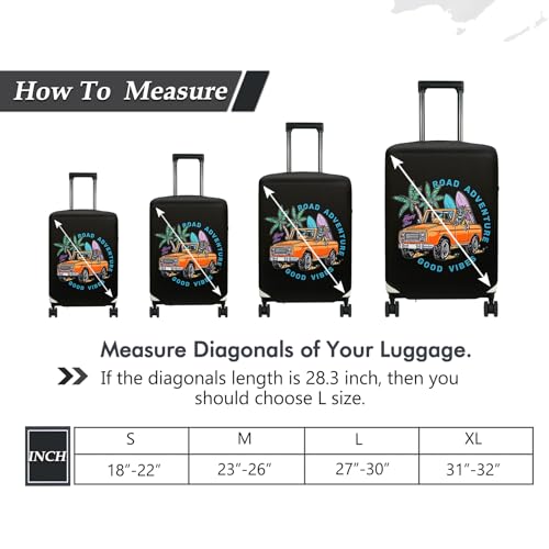 Travel Luggage Cover Suitcase Protector Fits 27