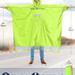 Hooded Rain Poncho for Adult Waterproof Lightweight Raincoat