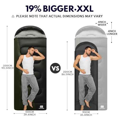 XXL Sleeping Bags for Adults Teens