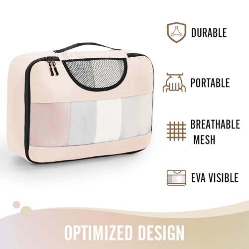 8 Set Packing Cubes for Travel Essentials (8 Count)