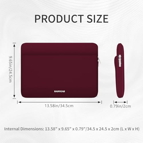 RAINYEAR Laptop Sleeve Case 13.3 Inch