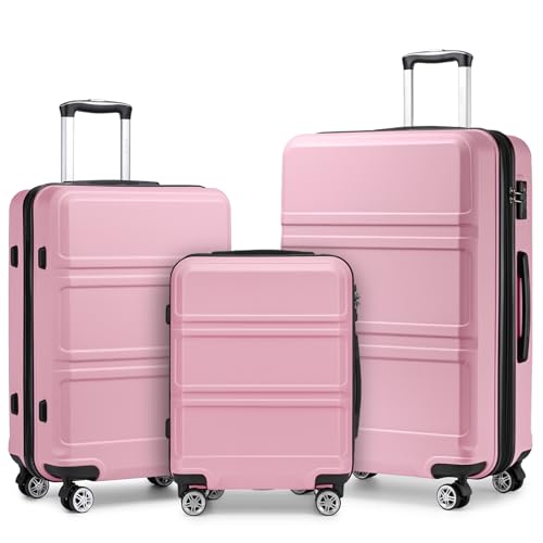 3 Piece Luggage Sets Expandable (3 Count)