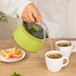 1L Green Silicone Collapsible Kettle