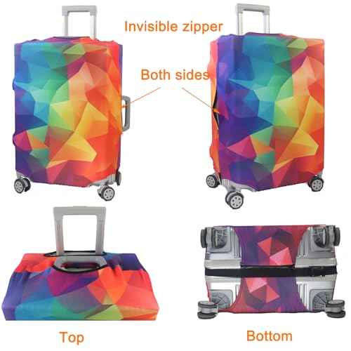 Thicker Travel Luggage Covers with Luggage Tag For Suitcase Tsa Approved