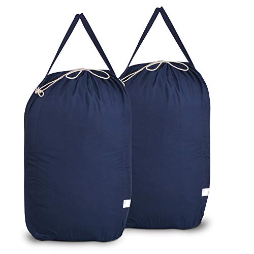 140L Washable Laundry Bags with Handles (2 Count)
