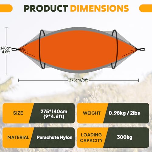Ultra Light Travel Camping Hammock Pop