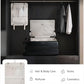 Checked Top Opening Expandable Suitcase