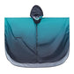 Adult Rain Poncho Waterproof Hooded Zipper Raincoat with Pockets