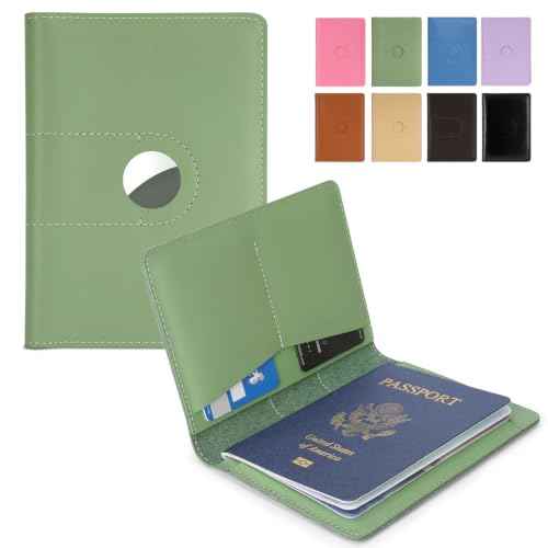 Full Grain Leather Passport Holder Cover for Men and Women Travel