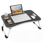 23" Foldable Lap Desk for Laptop Writing w