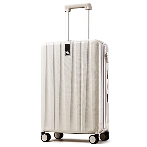 24 Inch Luggage Suitcases With Spinner Wheels Lightweight PC Hard Shell Rolling Suitcase With Travel Lock