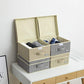 Foldable Fabric Closet Organizer Bins Box Storage (2 Count)