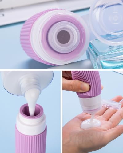 Travel Bottles for Toiletries 8 Pack (8 Count)