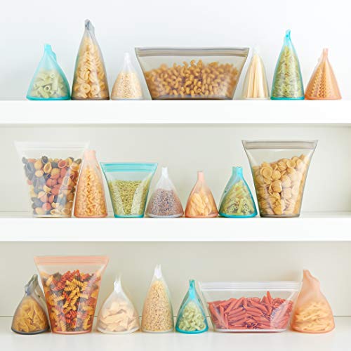 Reusable Food Storage Containers Full Set of 8 Gray