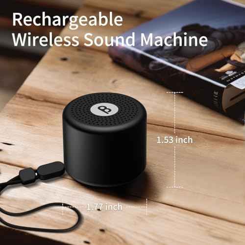 Mini Portable Sound White Noise Machine Baby Patter for Sleep with 30 Soothing Sounds for Baby Kids Adults 32 Volume Levels Sleep Soother Auto