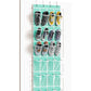 24 Pockets Clear Over the Door Shoe Organizer