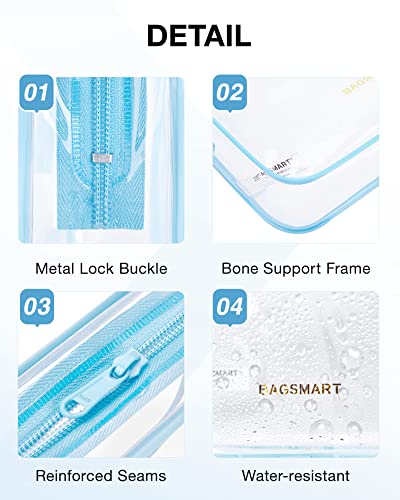 Clear Toiletry Bag 2 (2 Count)